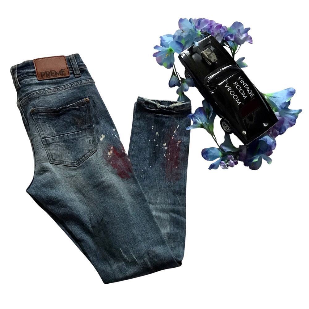 Preme NWOT Medium Wash Skinny Jeans Men W32
